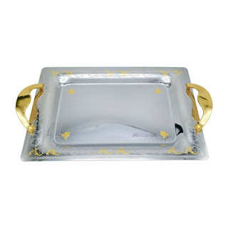 مجموعة صواني أرشيا المصنوعة من الفولاذ المقاوم للصدأ