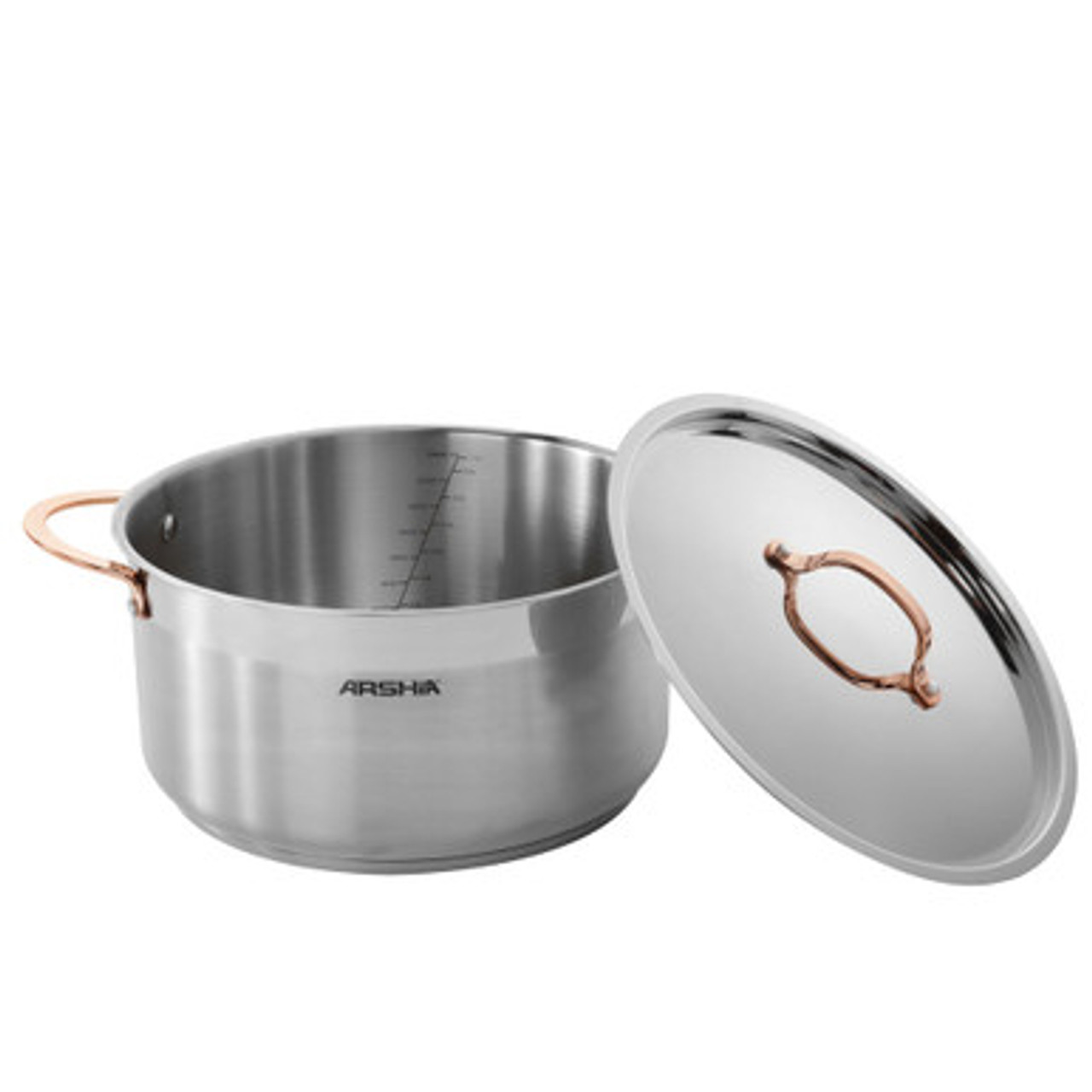 طقم أرشيا من الفولاذ المقاوم للصدأ مكون من 12 قطعة نحاسية - الصورة 5