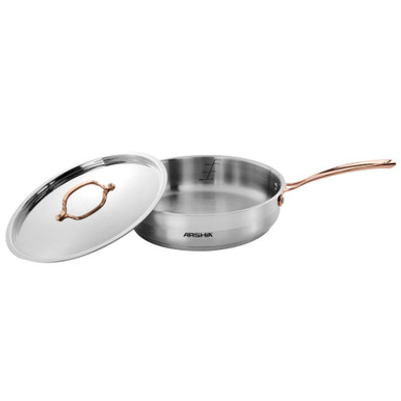 طقم أرشيا من الفولاذ المقاوم للصدأ مكون من 12 قطعة نحاسية - الصورة 9