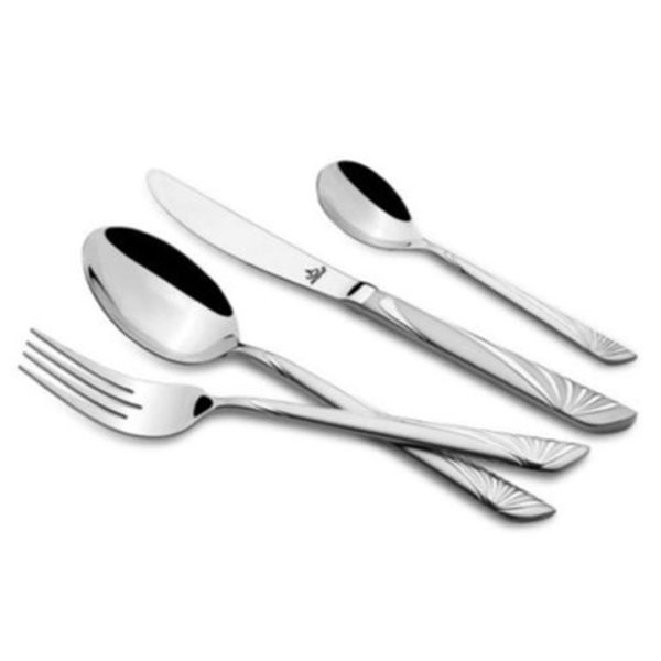 طقم ملاعق وشوك عشاء أرشيا 12 قطعة فضية